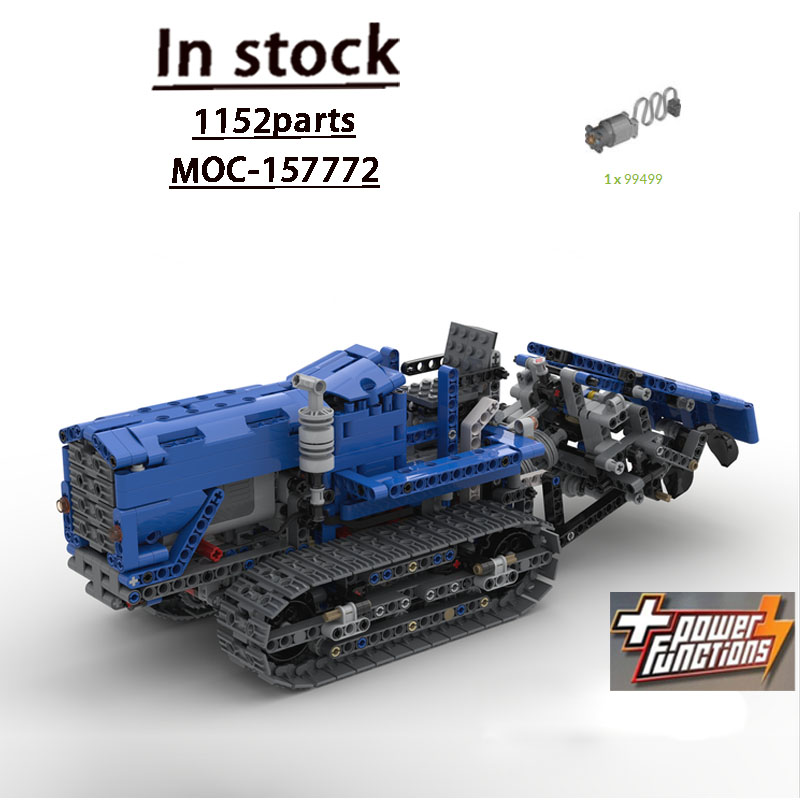 Urban Farming Usa - MOC-157772 Modello di Trattore Agricolo Cingolato